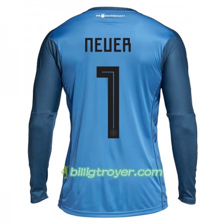 Billige Fotballdrakter Tyskland Neuer 1 Keeper VM 2018 Hjemmedraktsett Langermet